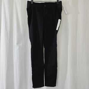 Isabel Maternity by Ingrid & Isabel Skinny Jeans w/ Stretch Side Panel in Black